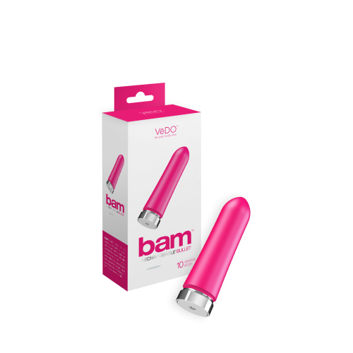 Vedo Bam Rechargeable Bullet - Foxy Pink