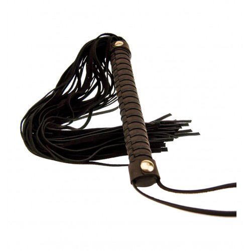 Bound Nubuck Leather Flogger